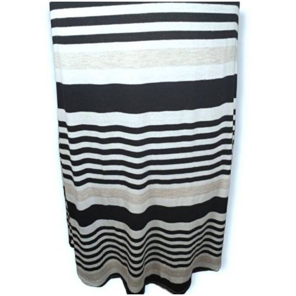 WASABI + MINT GRAY, BLACK, & WHITE STRIPE DRESS SZ.S GUC. - Picture 3 of 6